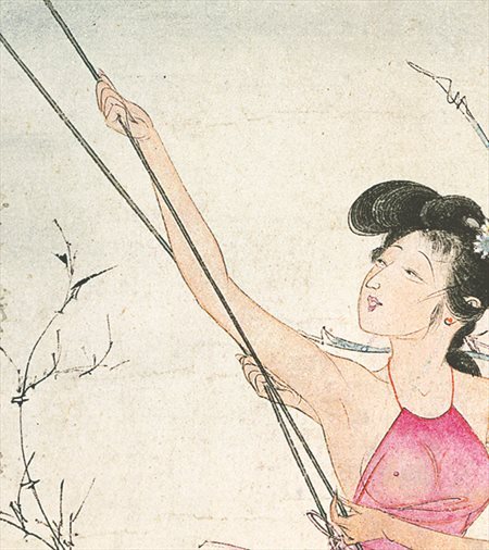 钟山-胡也佛的仕女画和最知名的金瓶梅秘戏图